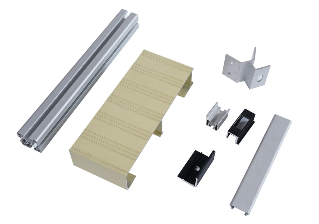 OEM Building Material Slot Industrial Frame Aluminum Profile 6063 Silver Anodizing Aluminium Extrusion