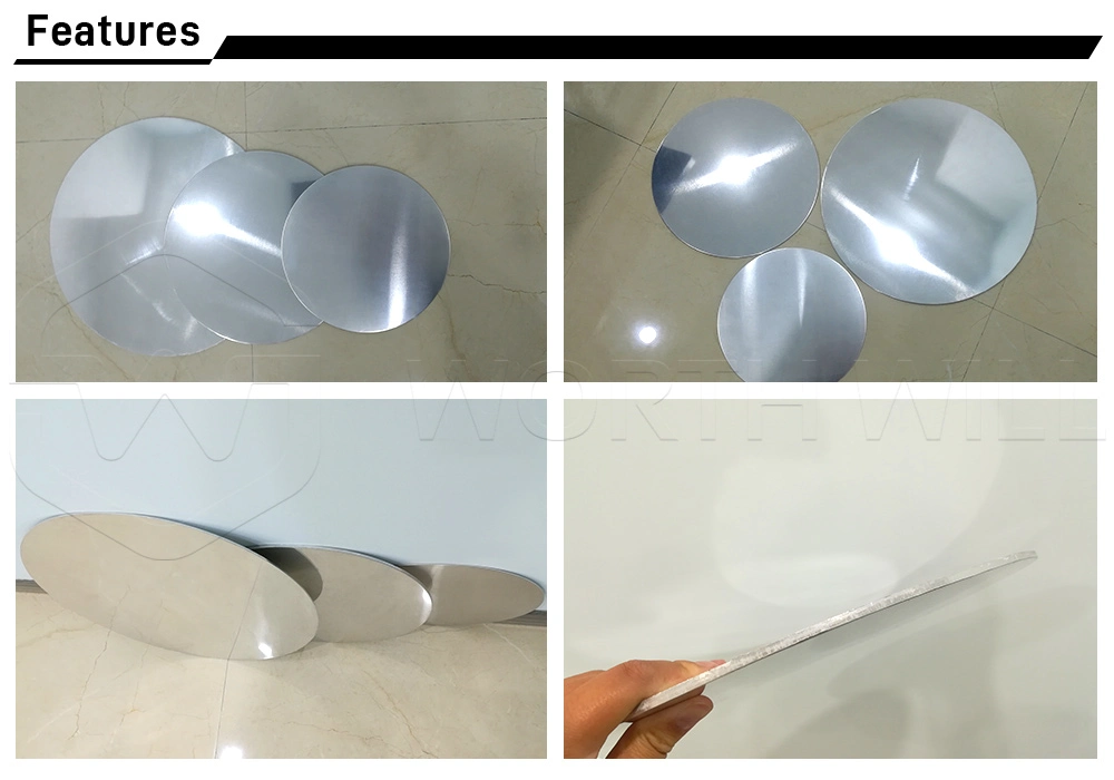 Factory Price Roll Aluminium Disc /Wafer/Aluminium Circle for Kitchen Utensils/1050/1060/1070/1100/3003/3004/5052