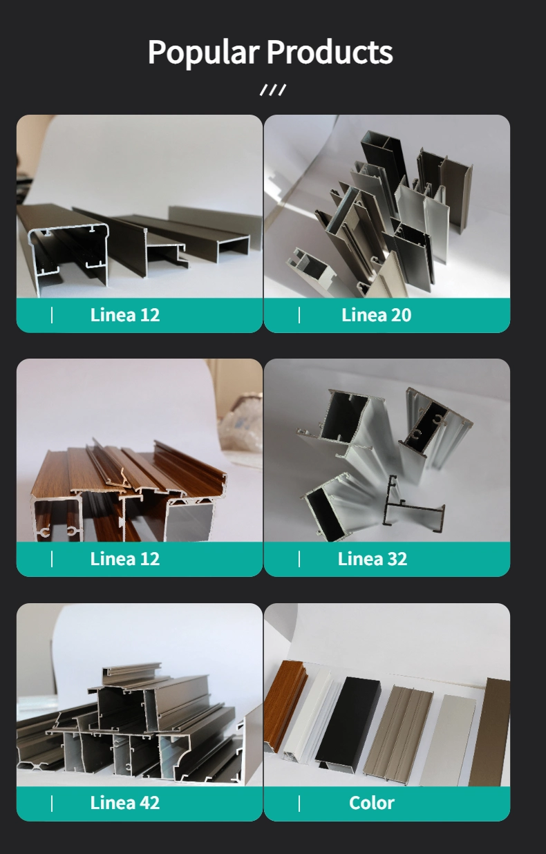 Large Industrial Anodized Aluminium Window and Door Alloy Press Extrusion Profile for Furniture Price