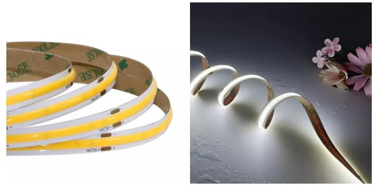 TV Car Aluminum Profile 12V 24V Waterproof Flexible COB LED Strip Light